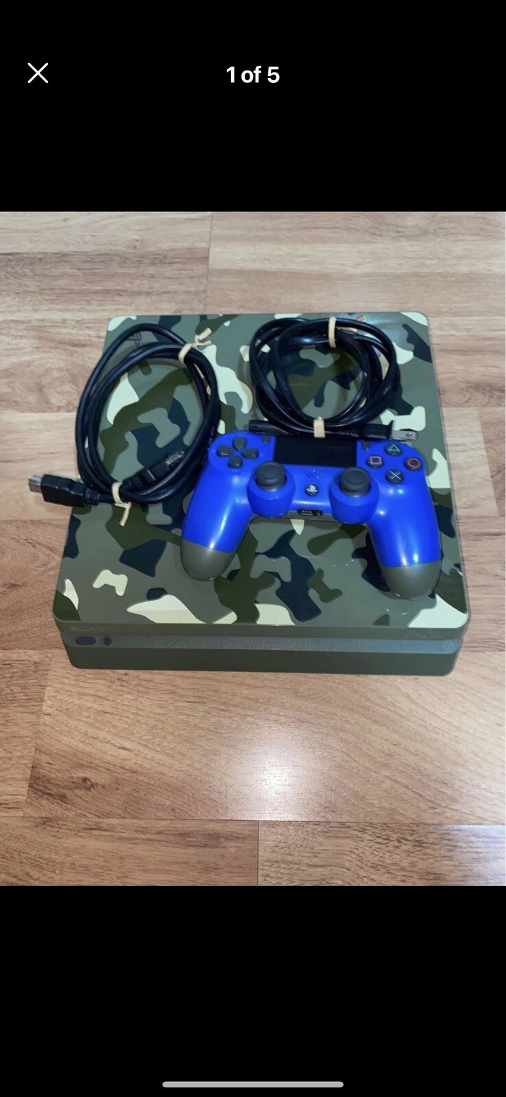 Sony PlayStation 4 Slim Call of Duty: WWII Limited Edition 1TB Green Camouflage