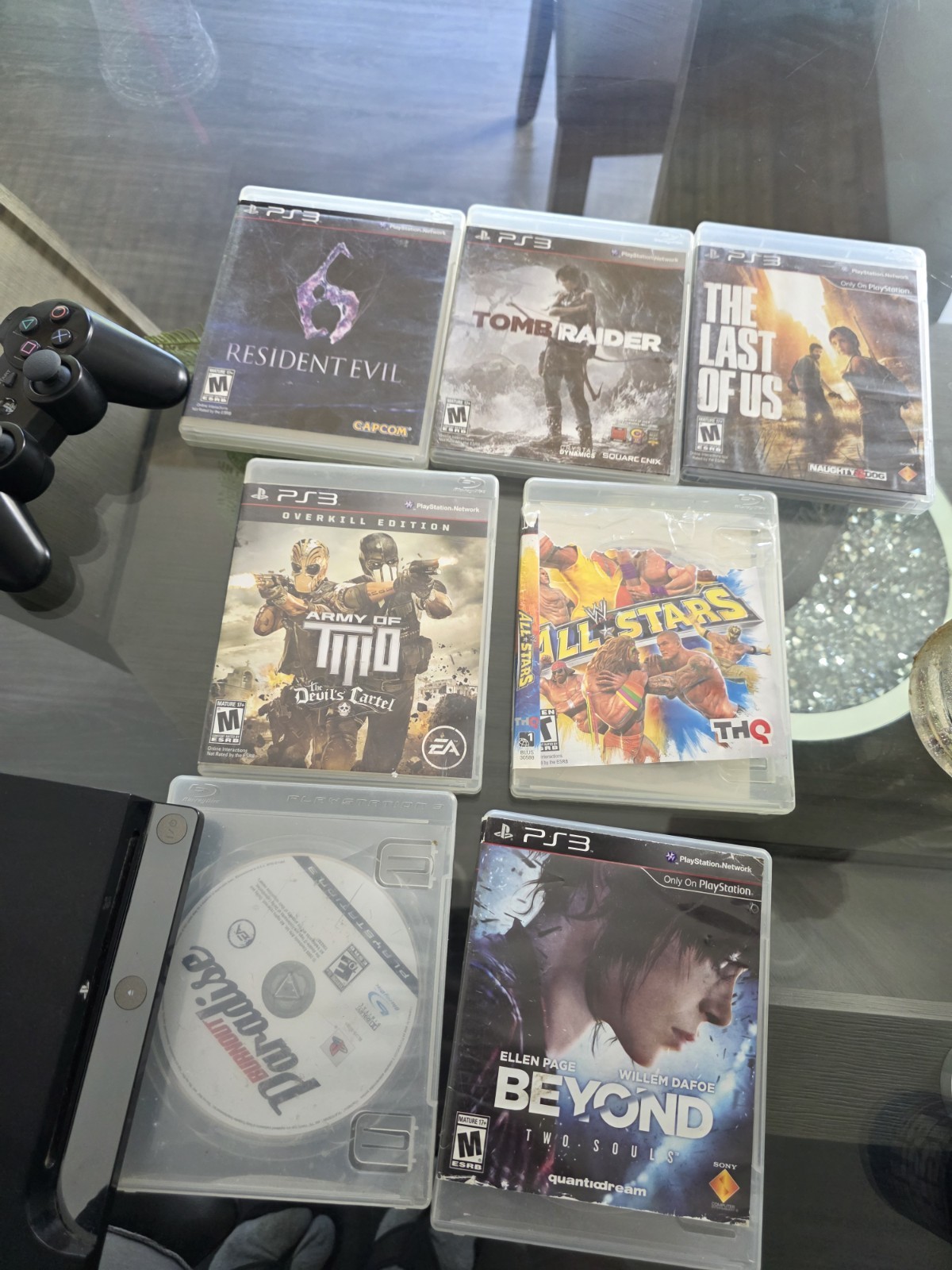 Play Station 3 1 Controller 7 Games