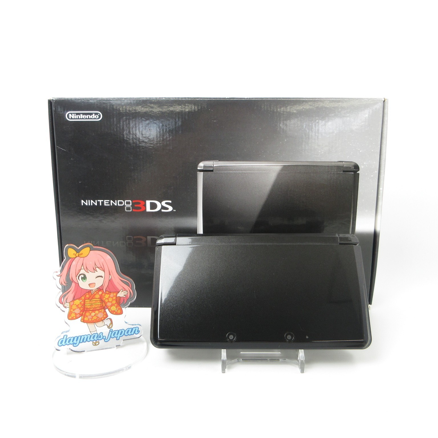 【Near Mint】Nintendo 3DS Cosmo Black Console Japanese Edition #TOY0516/06
