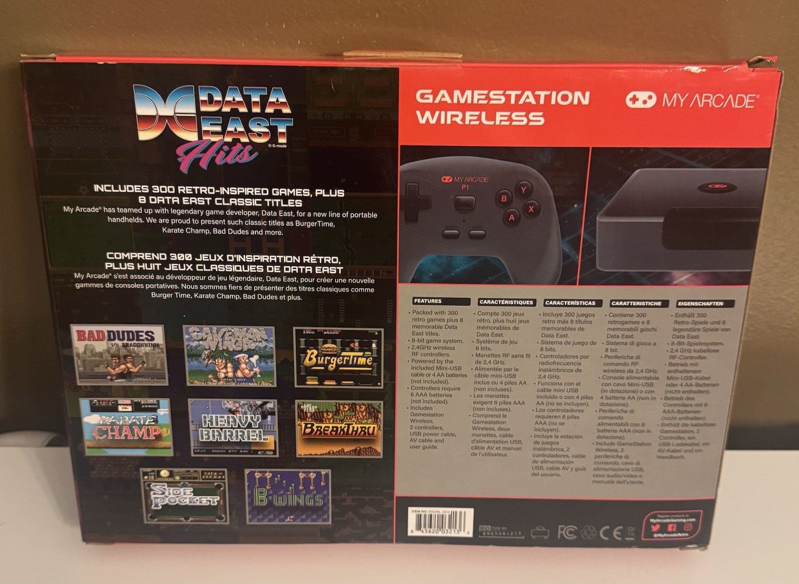 My Arcade GameStation Wireless Plug and Play Game Console 300 Games New