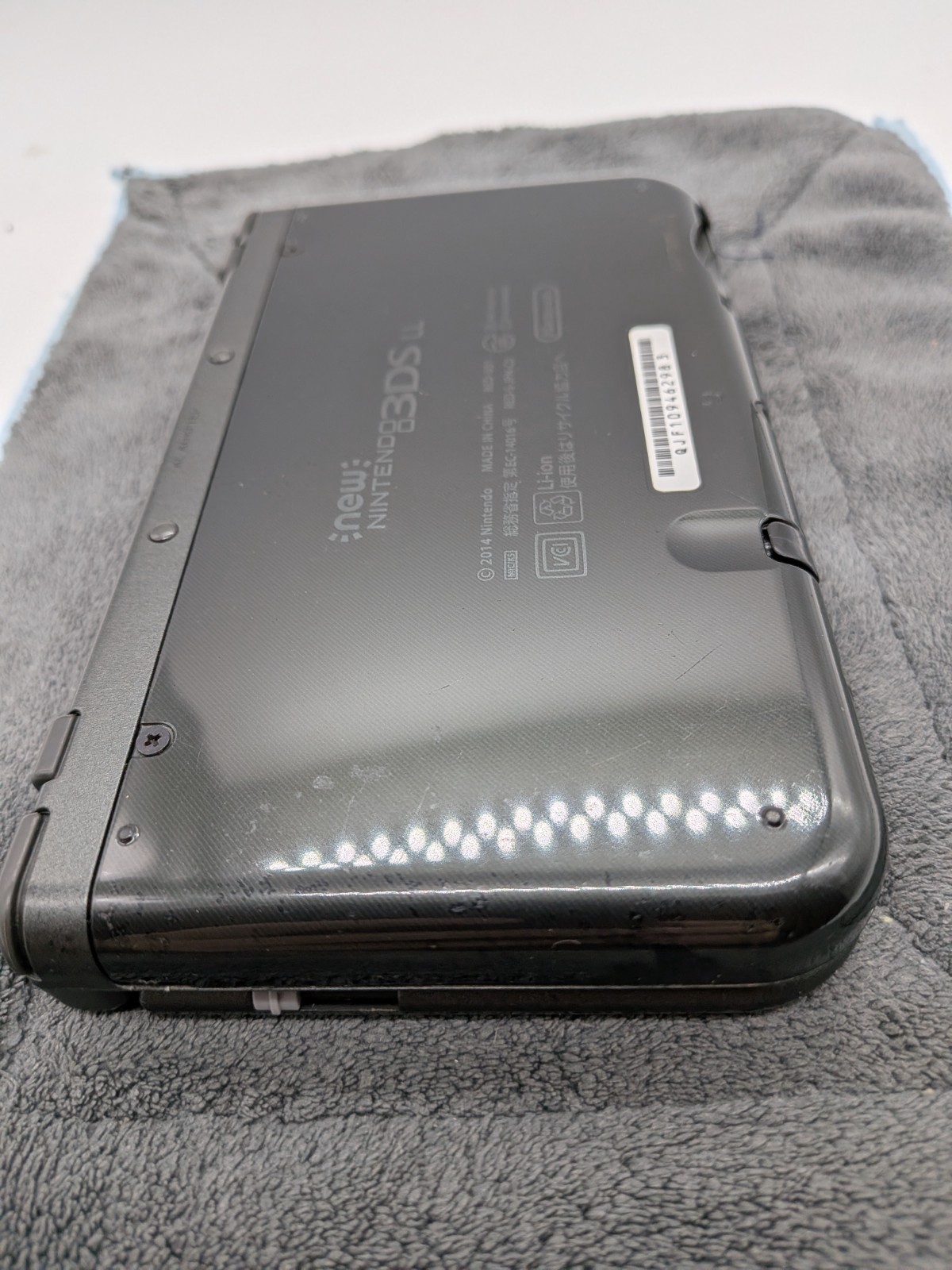 【Excellent】Top Ips New Nintendo 3DS LL XL Metallic black Game Console From Japan
