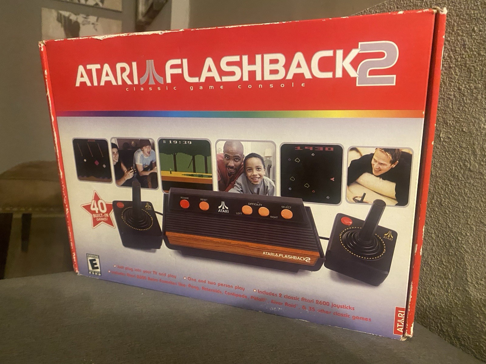 Atari Flashback 2 Classic Game Console complete with 40 Built-In Never Used
