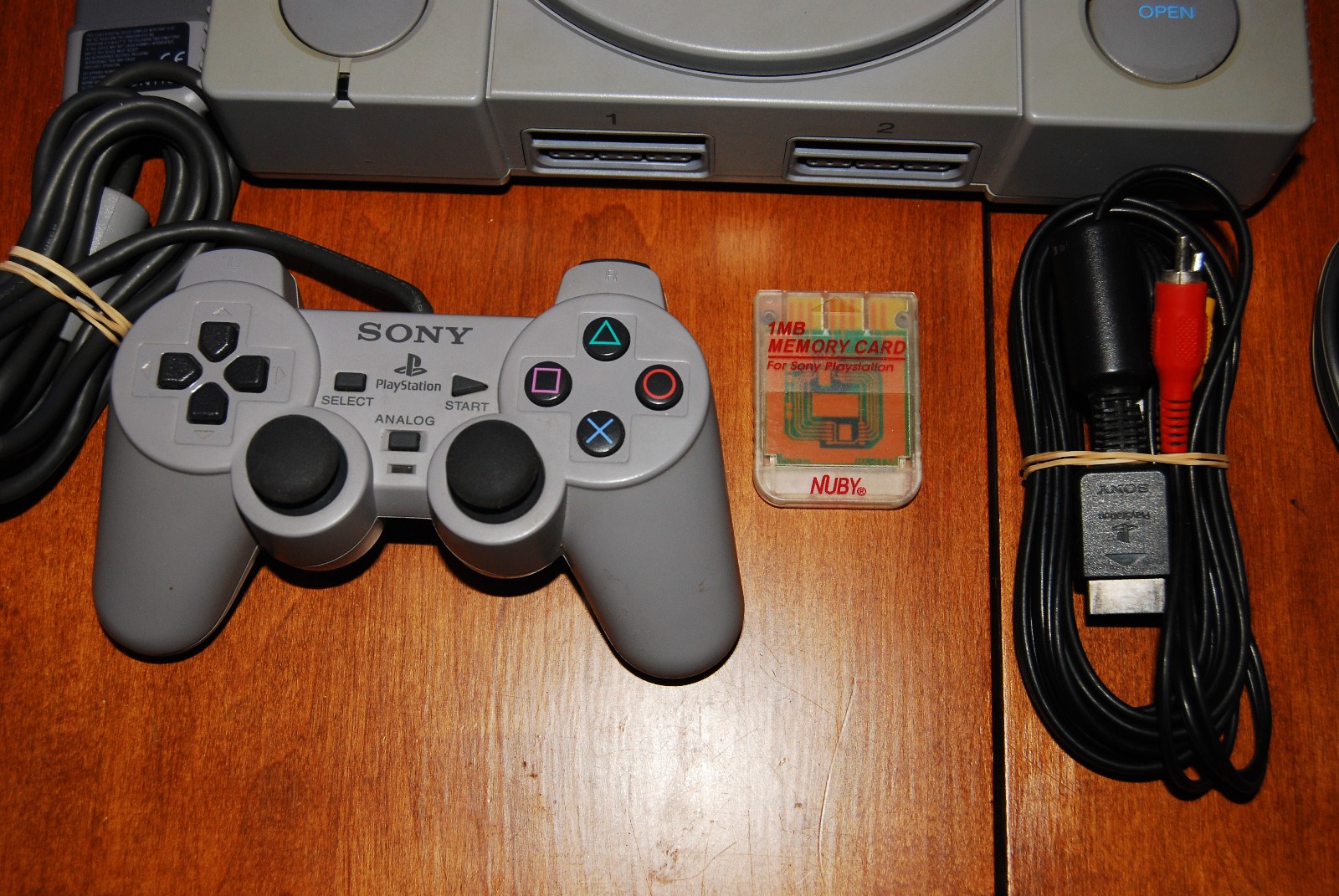 Sony PS1 PlayStation Console SCPH-7501 w/ SCPH-1200 Controller – Tested Working
