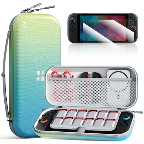 BJBT Switch 2 Case [Switch 2 Storage Case + 1 Window Screen Protector] Carrying