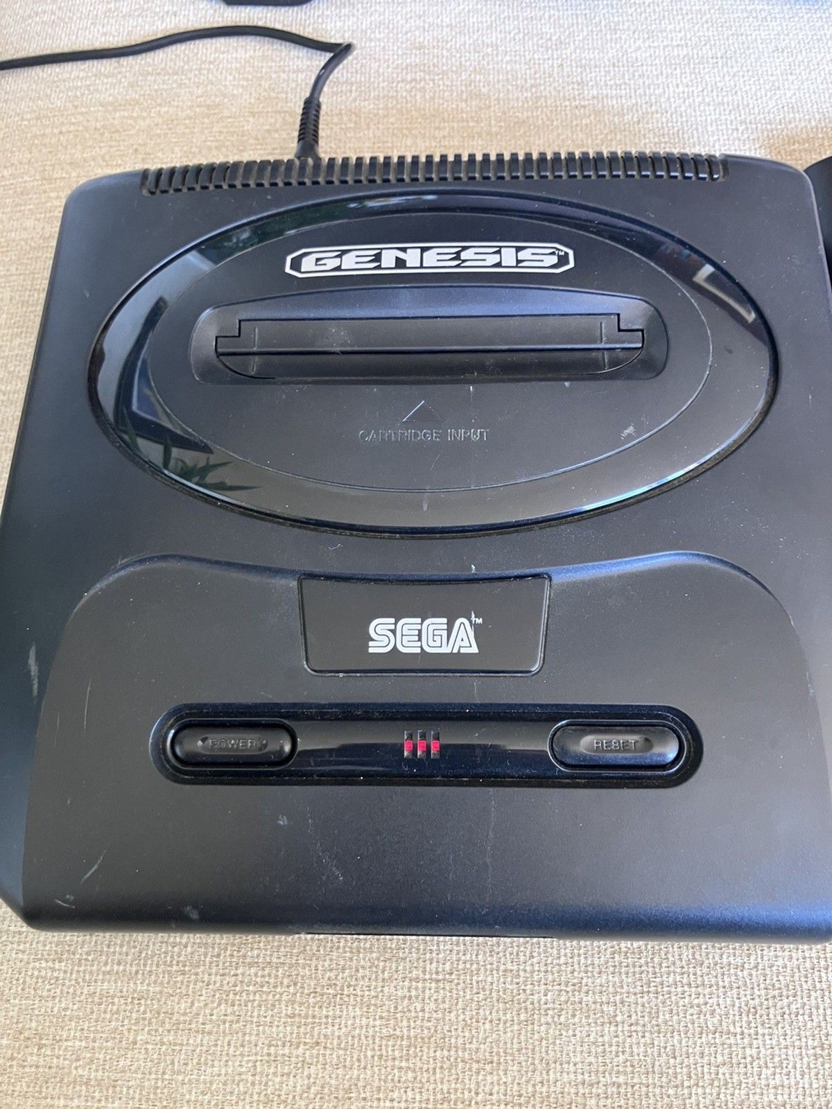 Original OEM Sega Genesis System Model 2 Console Complete w/ 3 Games Sonic