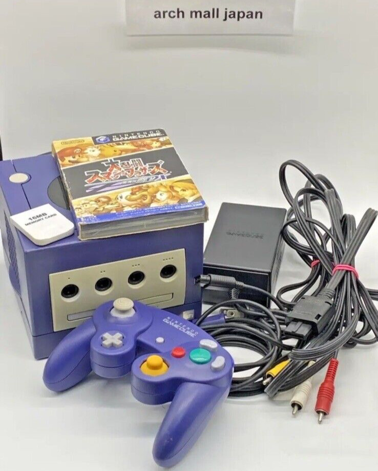 Nintendo GameCube Home Console Indigo Super Smash Bros. Melee NTSC-J JGC