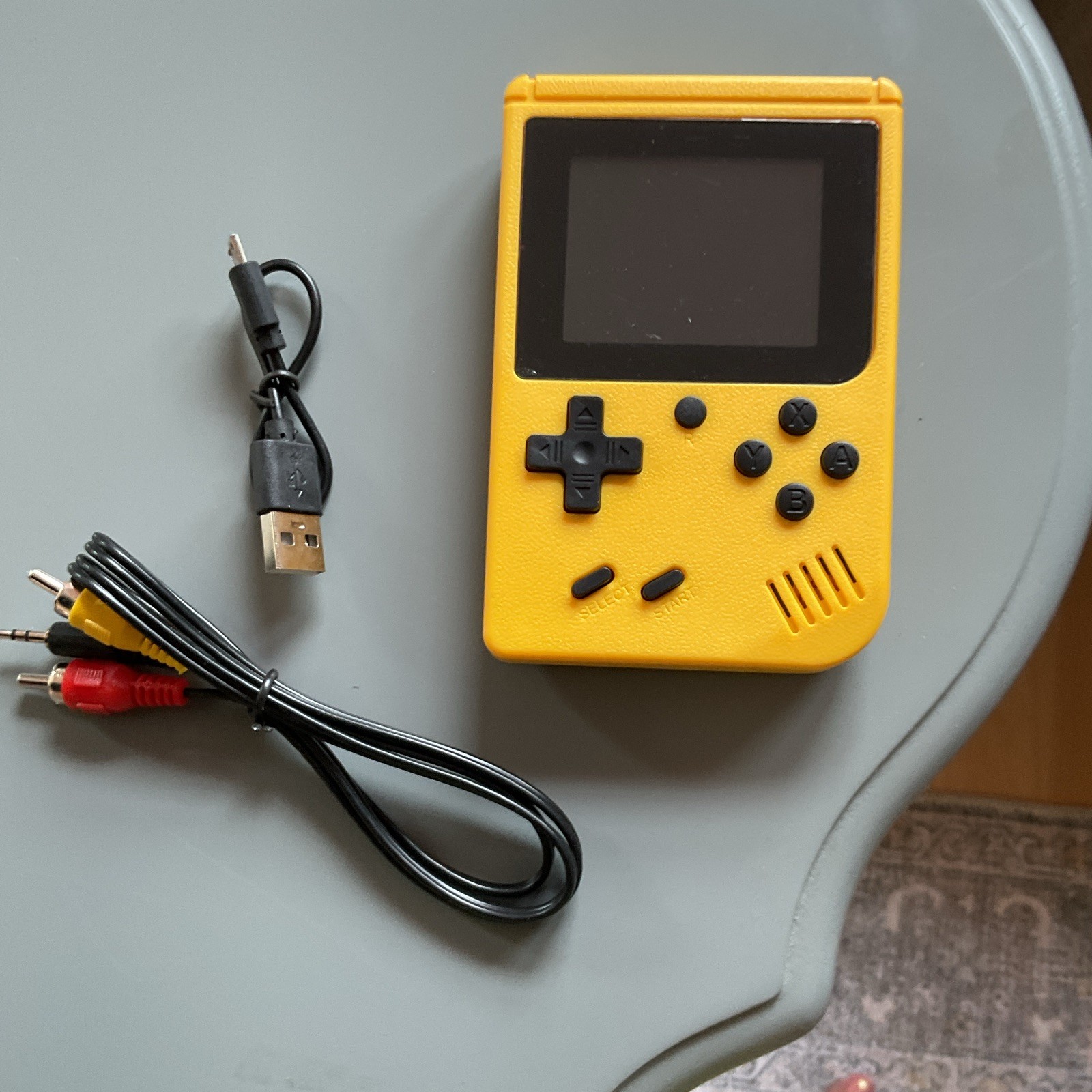 Game Box Game Box Plus Handheld Console 3.0in LCD TV-Out Rechargeable yellow