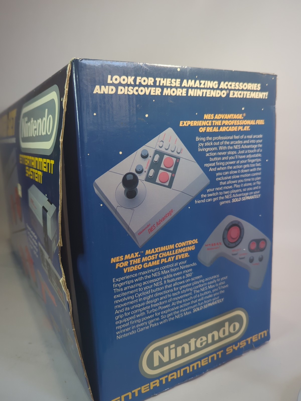 Nintendo NES Power Set With Original Box No Game Tested And Works