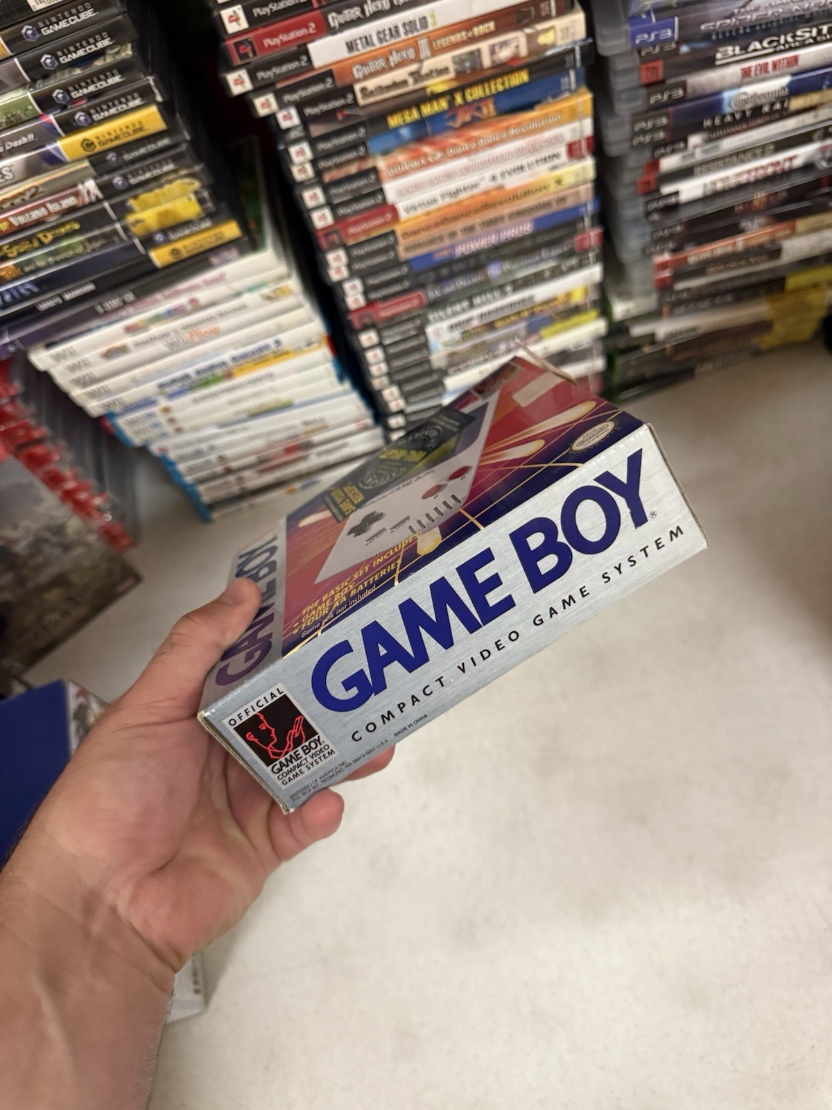 Nintendo Game Boy DMG-01 System Complete CIB Walmart Box Variant Matching Serial