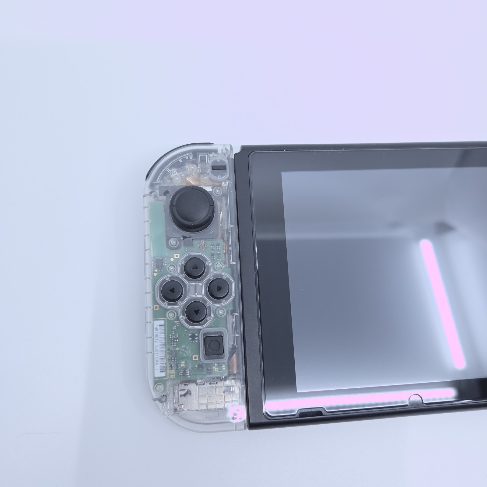 Nintendo Switch V1 w/ Custom Joycons, Dock, Cables, & Hori Split Pad Controller