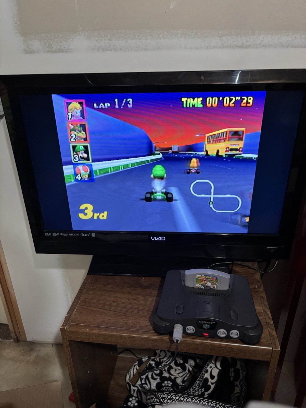 Nintendo 64 Home Console And Controller. Cleaned, Tested And Working