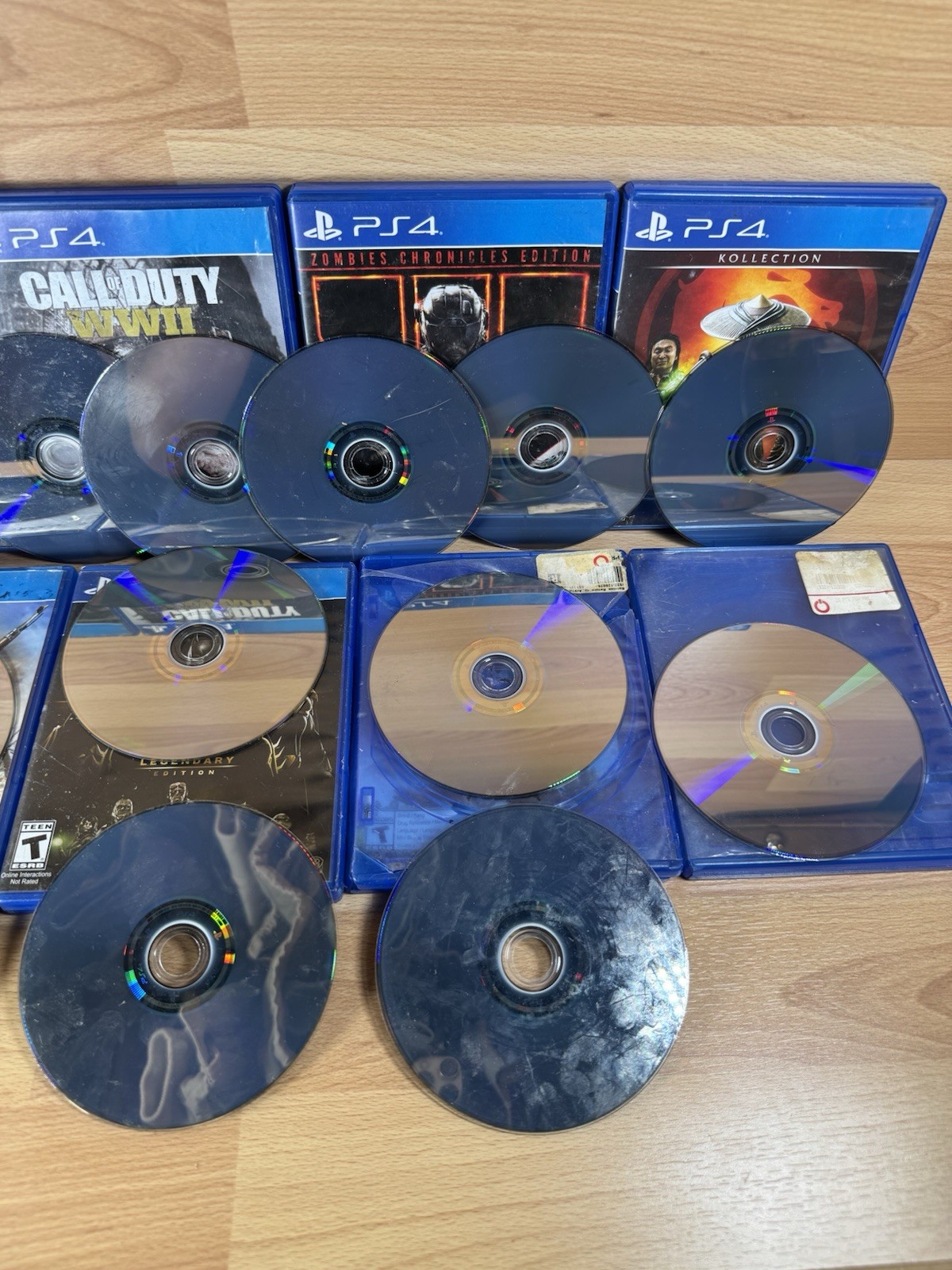 Sony PlayStation 4 PS4 Pro 1 TB Console w 13 Games CUH-7215B Parts/Repair Lot
