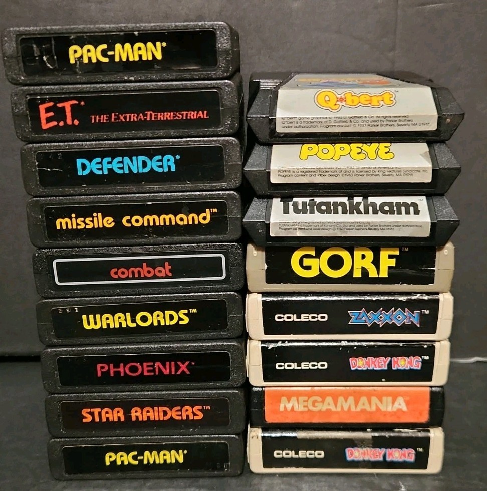 Atari 2600 Bundle Console, 17 Games, 2 Joysticks, Paddles, and Video Touch Pad