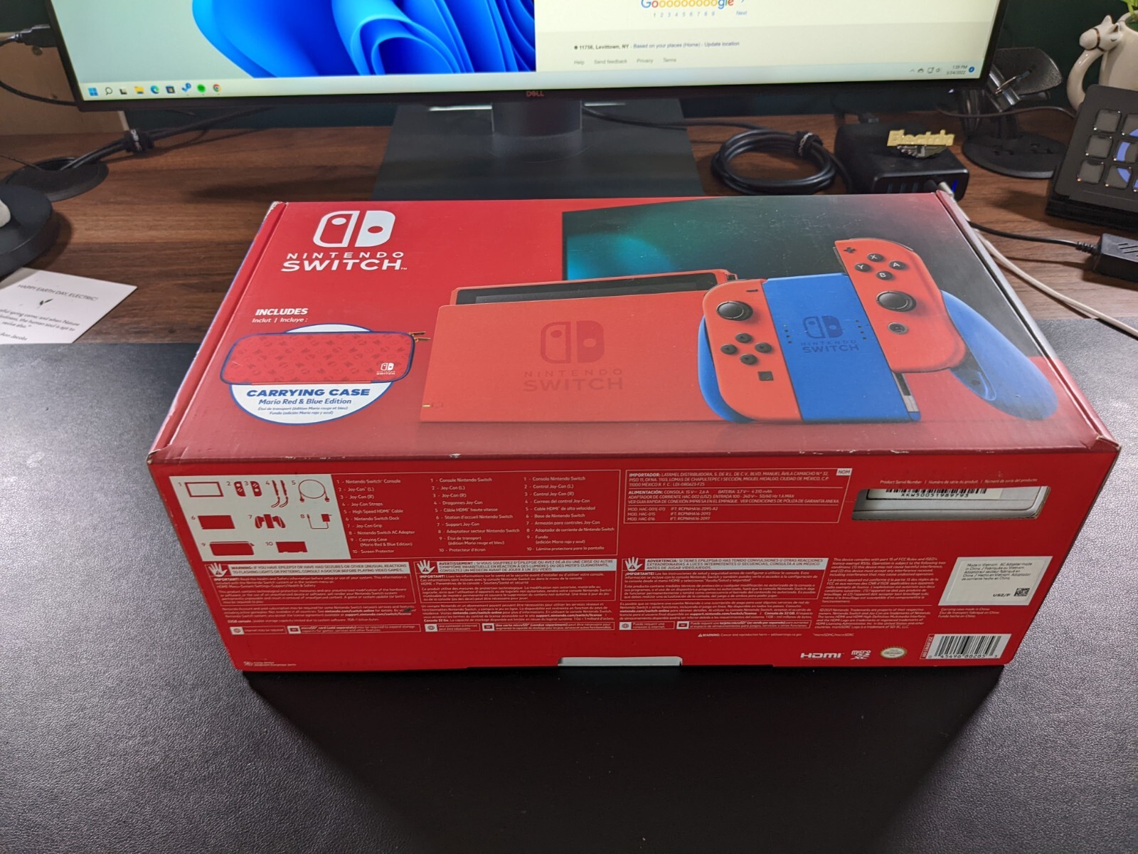 Nintendo Switch Mario Red & Blue Edition – 32GB