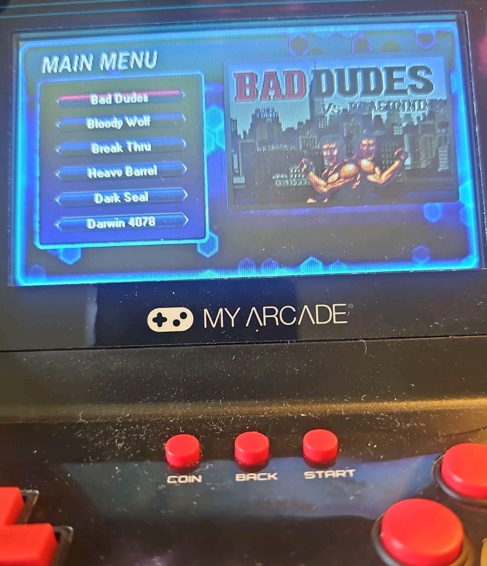 My Arcade Data East Classics Mini Player 10″ Inch Mini Arcade Machine Cabinet