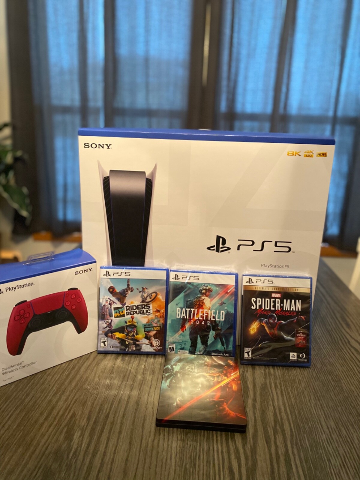 PlayStation 5 Bundle (3 Games and Extra Contoller)