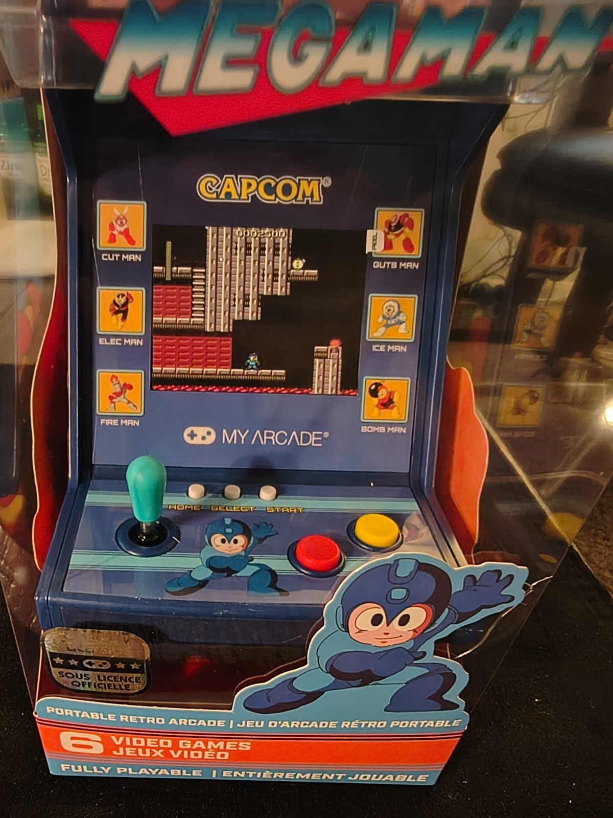 My Arcade Mega Man Micro Player Pro: 6 Video Games 6.75″ Mini Arcade Machine New