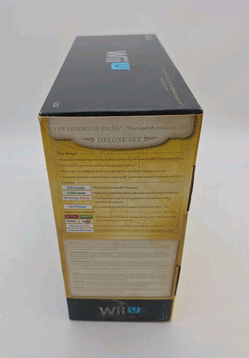 The Legend of Zelda : The Wind Waker (Nintendo Wii U, 2013) Console Tested