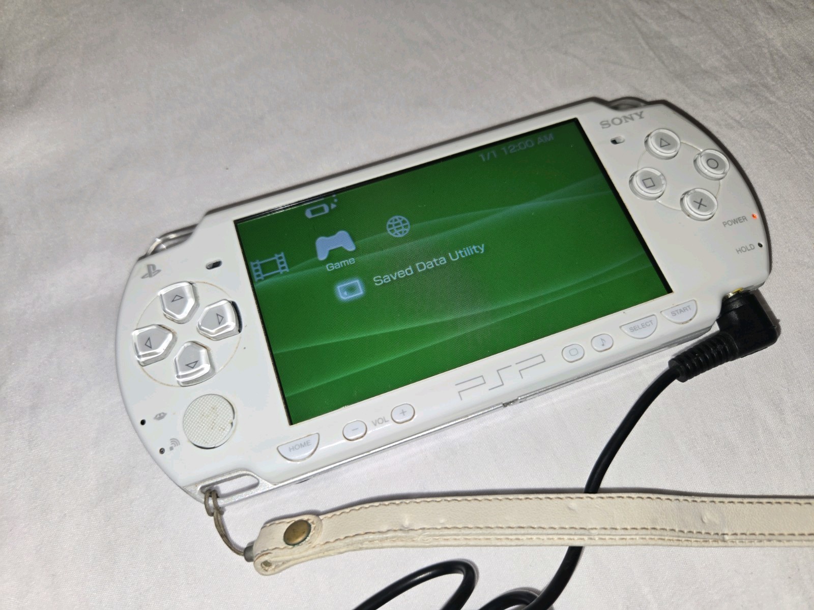 Sony 2000 PSP White Console Star Wars Darth Vader (Read description, Tested)