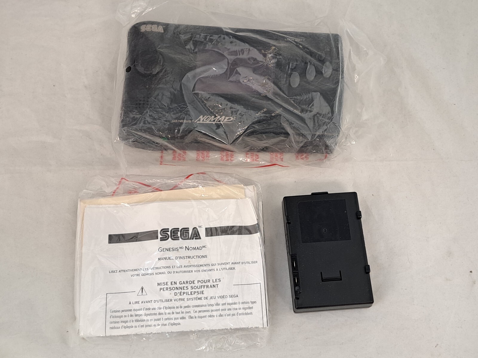 Sega Nomad Handheld Console Complete CIB Tested and working