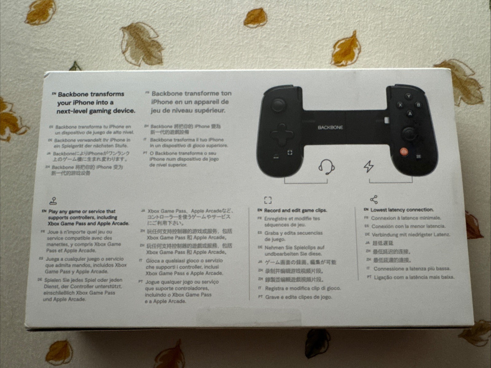 Backbone One Mobile Gaming Controller for iPhone – Black (BB-02-B-R) Used Once