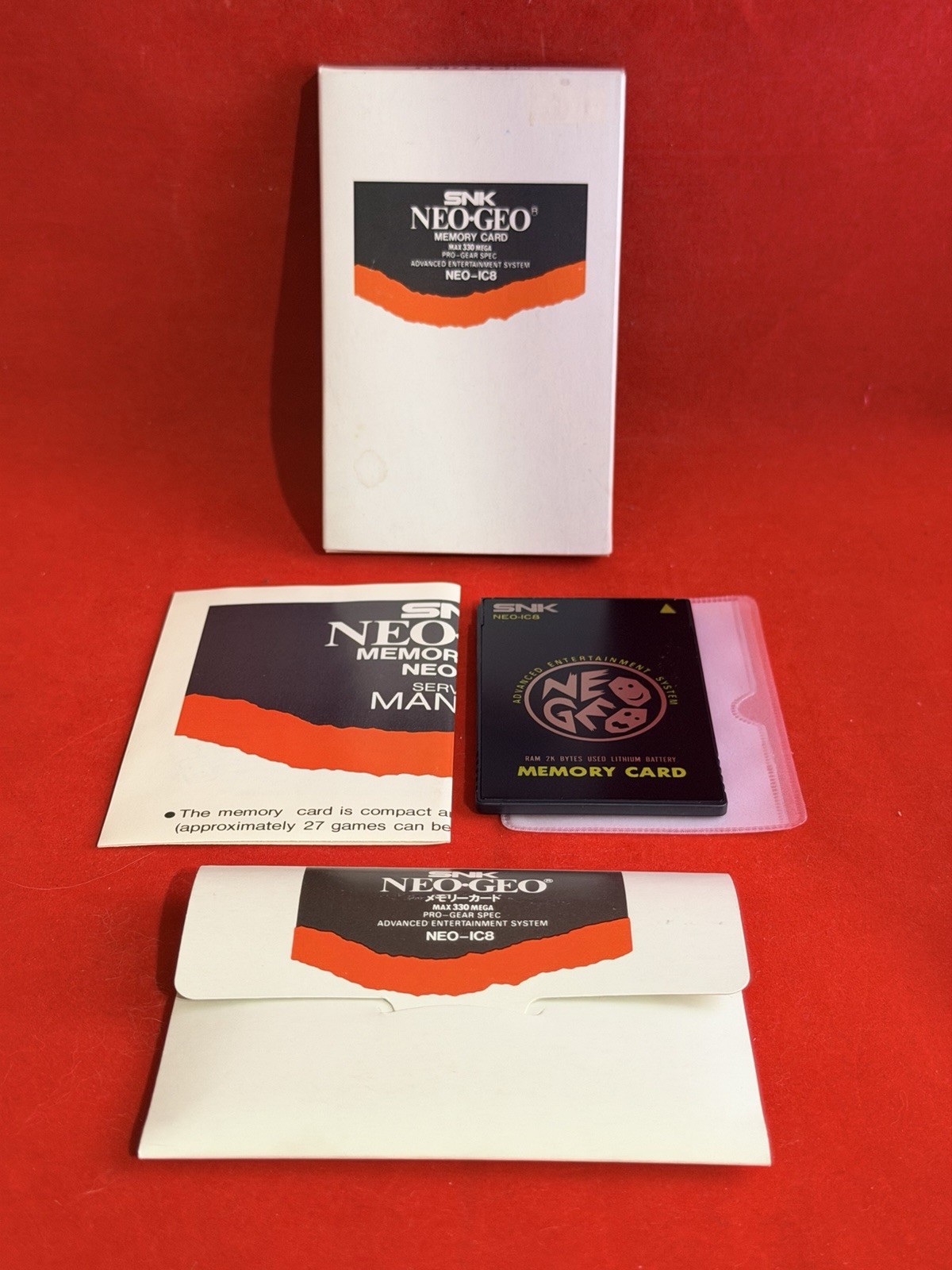 SNK Neo Geo AES NEO-IC8 Memory Card Japan Authentic⭐️New Old Stock😱🔥