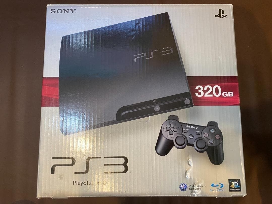 Excellent Sony PlayStation 3 PS3 Scarlet Red Console CECH 3000B 320GB Box