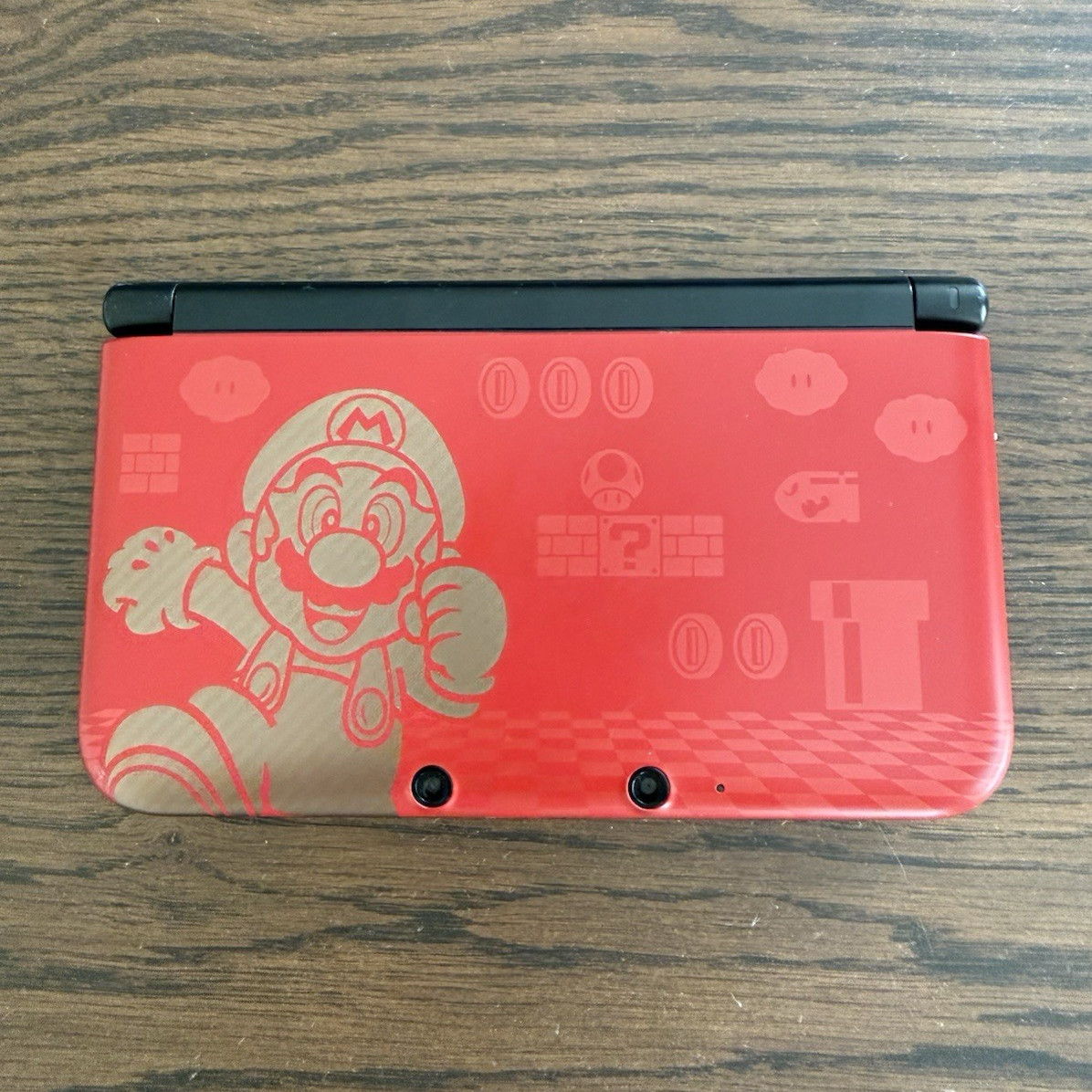 Nintendo 3DS XL Red Mario Edition Console w/ Charger Stylus NTSC-U/C Touch