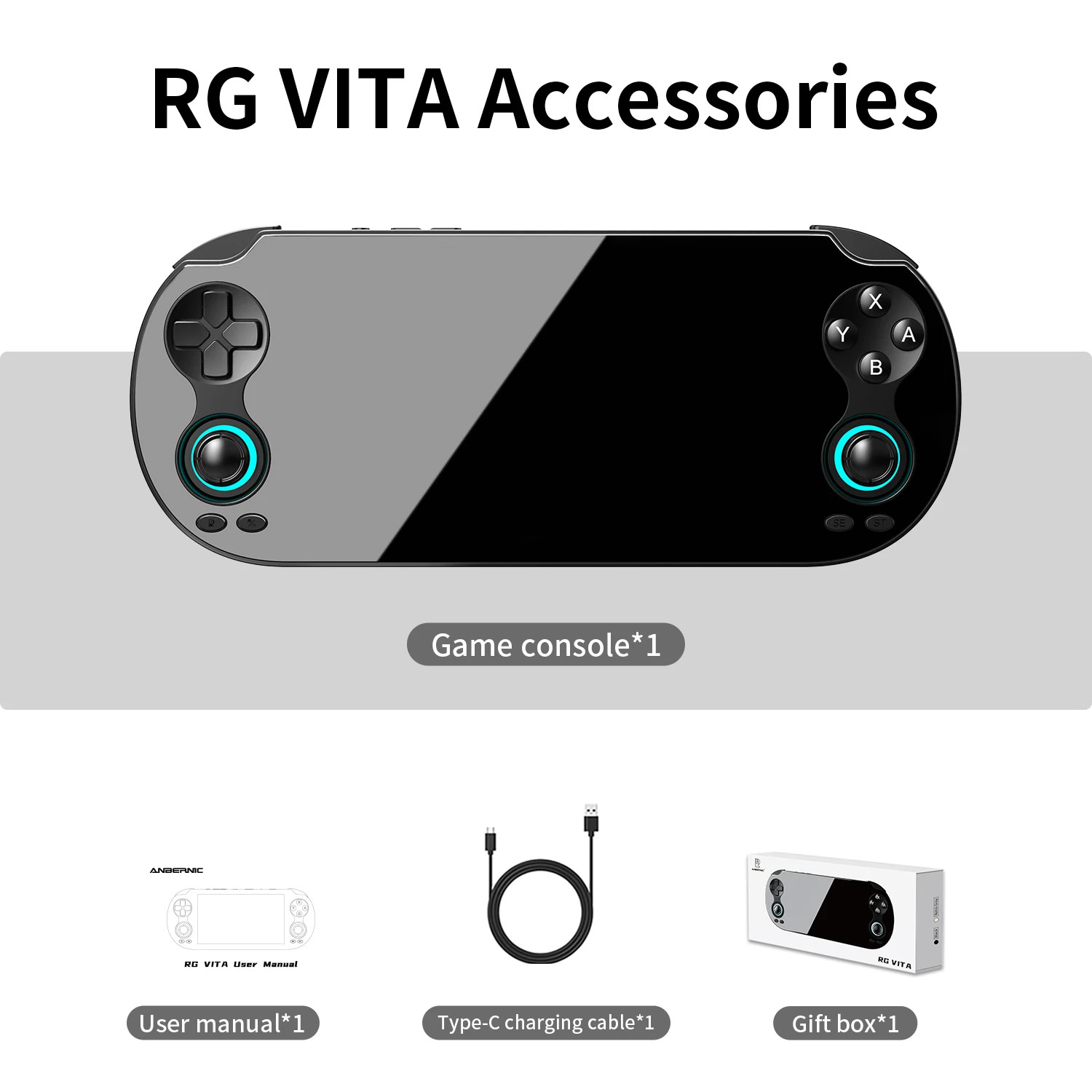 Anbernic RG Vita Retro Handheld Console 5.46″ IPS Touch 3+64GB 3000mAh Android12