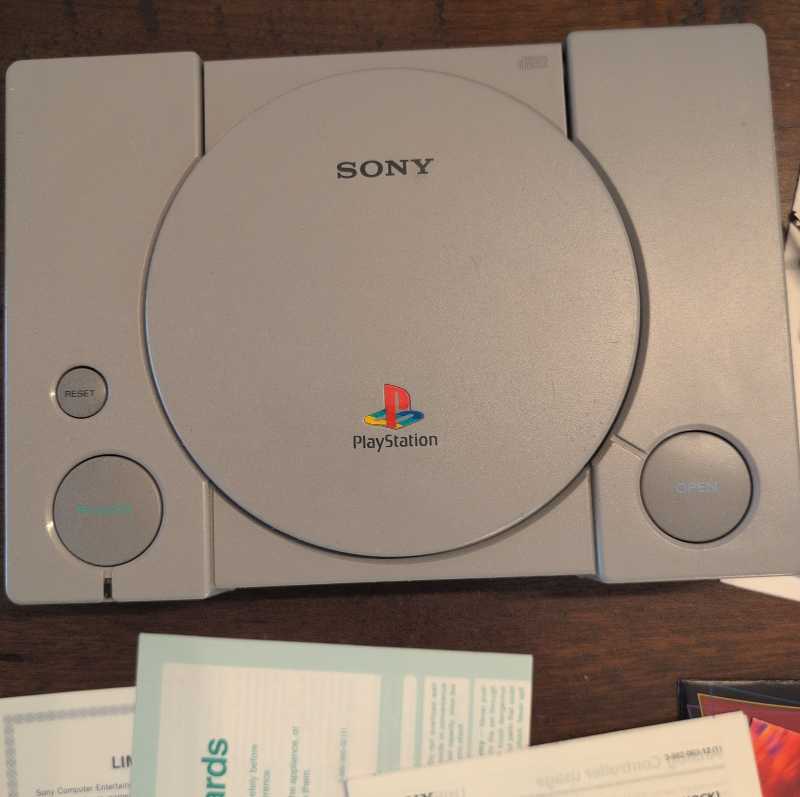 Sony PlayStation Game Console Bundle FAT – Gray Controller And Power Cord PS1