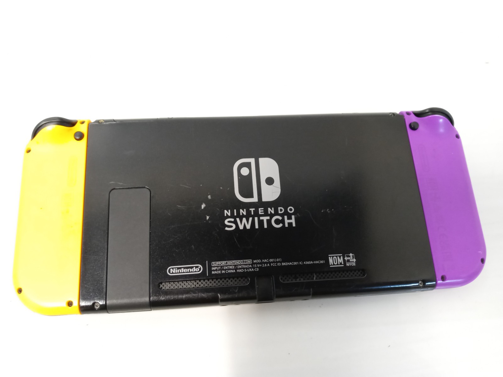 Nintendo Switch 32GB Game Console Only with Neon Purple Orange Joy-Con (HAC-001)