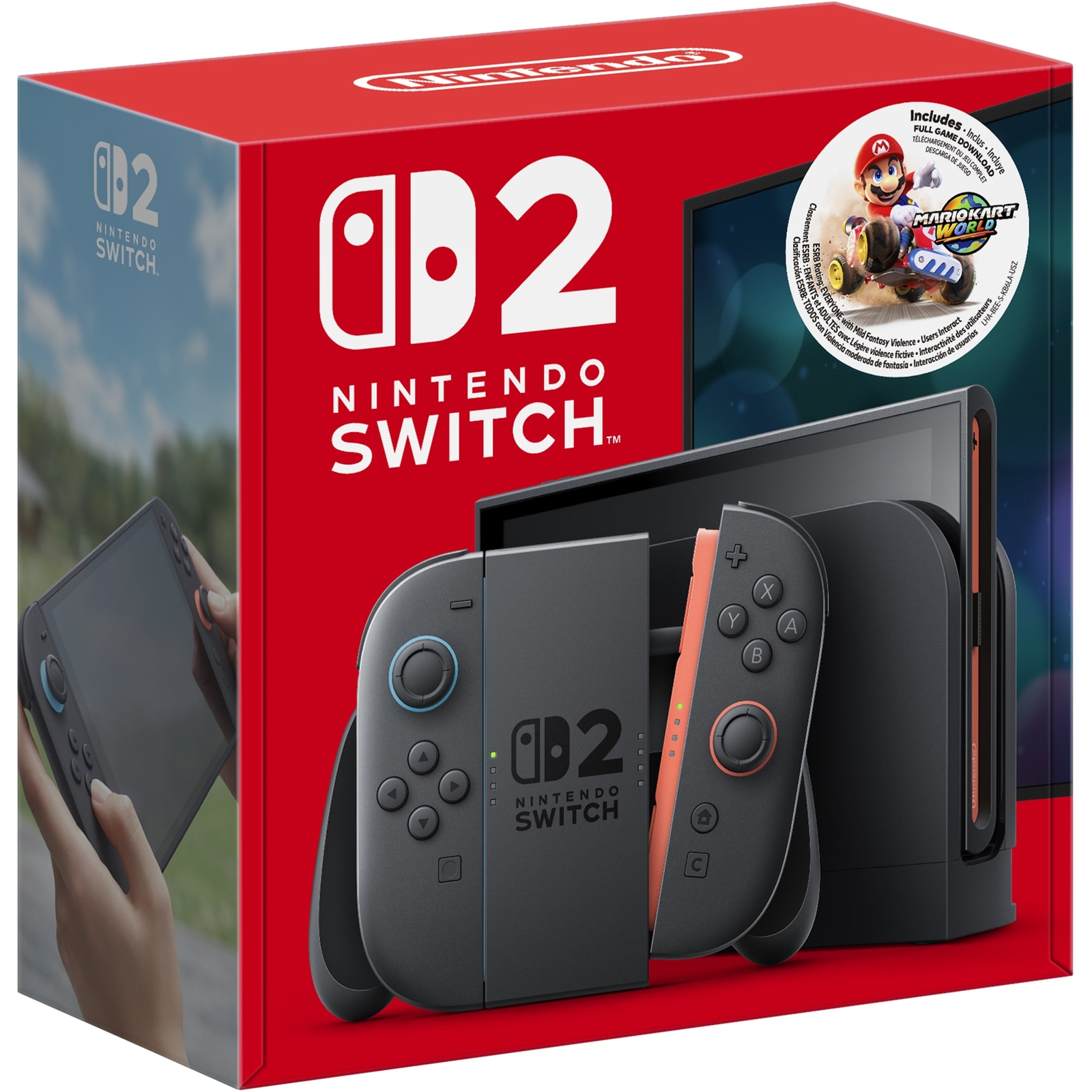 Nintendo Switch 2 Console with Mario Kart World Game Bundle download