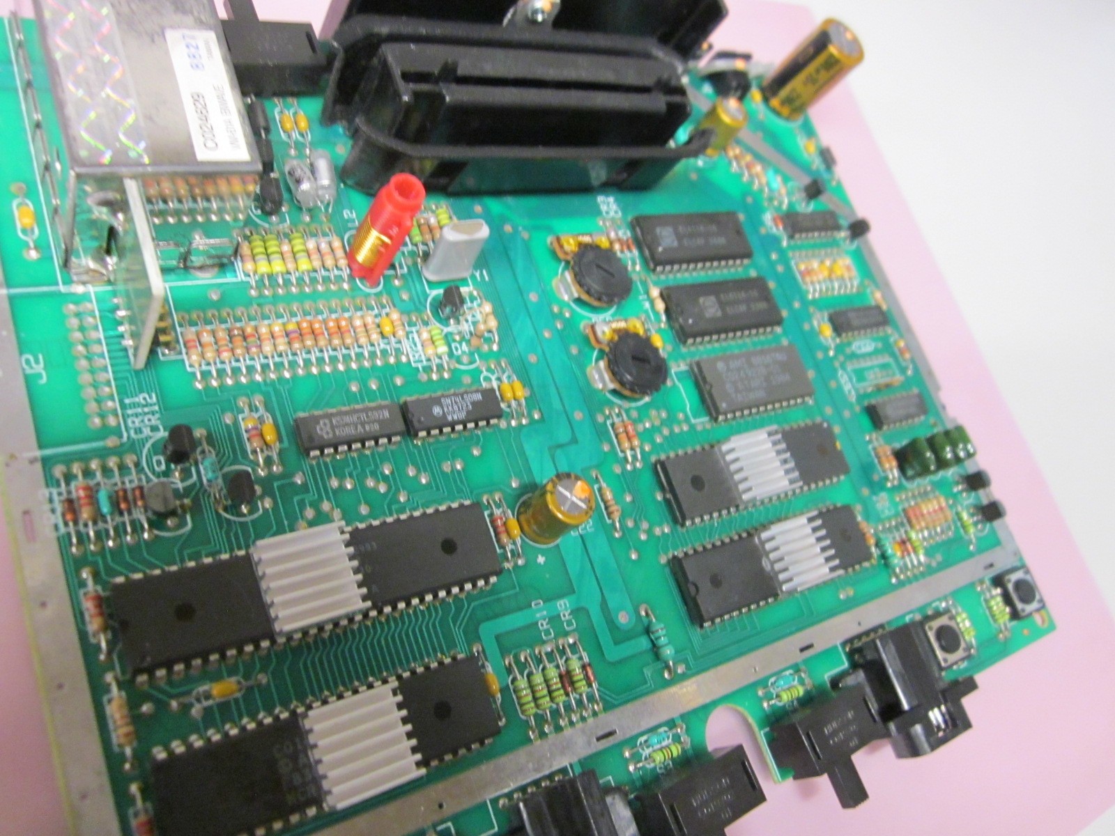 Atari 7800 Original EpR Reconditioned w/MODs Main Board Replacement