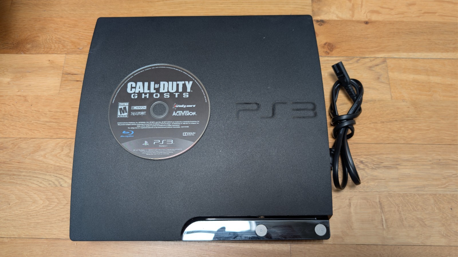 Sony PlayStation 3 Slim 120GB – Black CECH-2101A Tested + Call of Duty: Ghosts