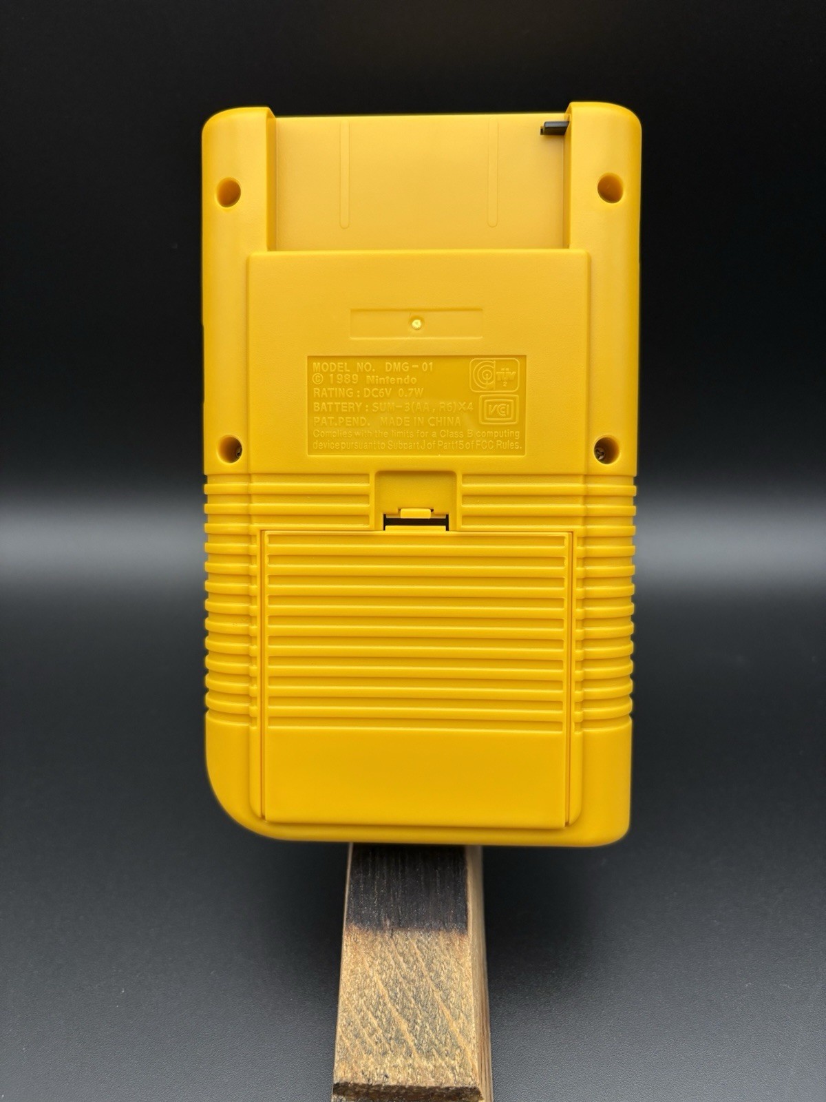 Yellow Original Gameboy DMG-01 With Backlit Laminated Glass IPS Screen