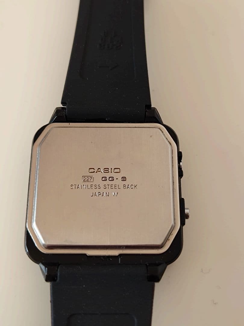 gamewatch Working Item Casio Dg-8 Golf Timer Game Watch Digital Japan