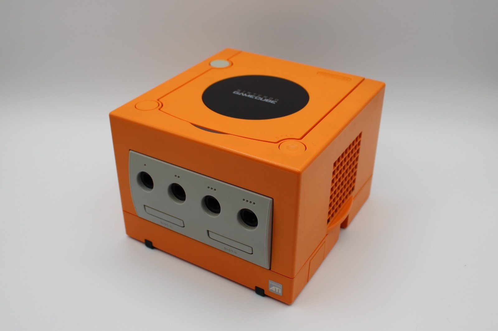 Nintendo GameCube Orange Spice DOL-001 Very Clean Fully Tested Drive Recap READ