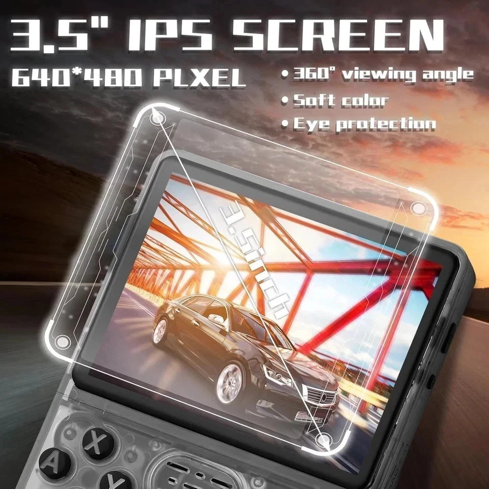 R36S Retro Handheld Game Console Video Games 128GB Consoles 20000+Games