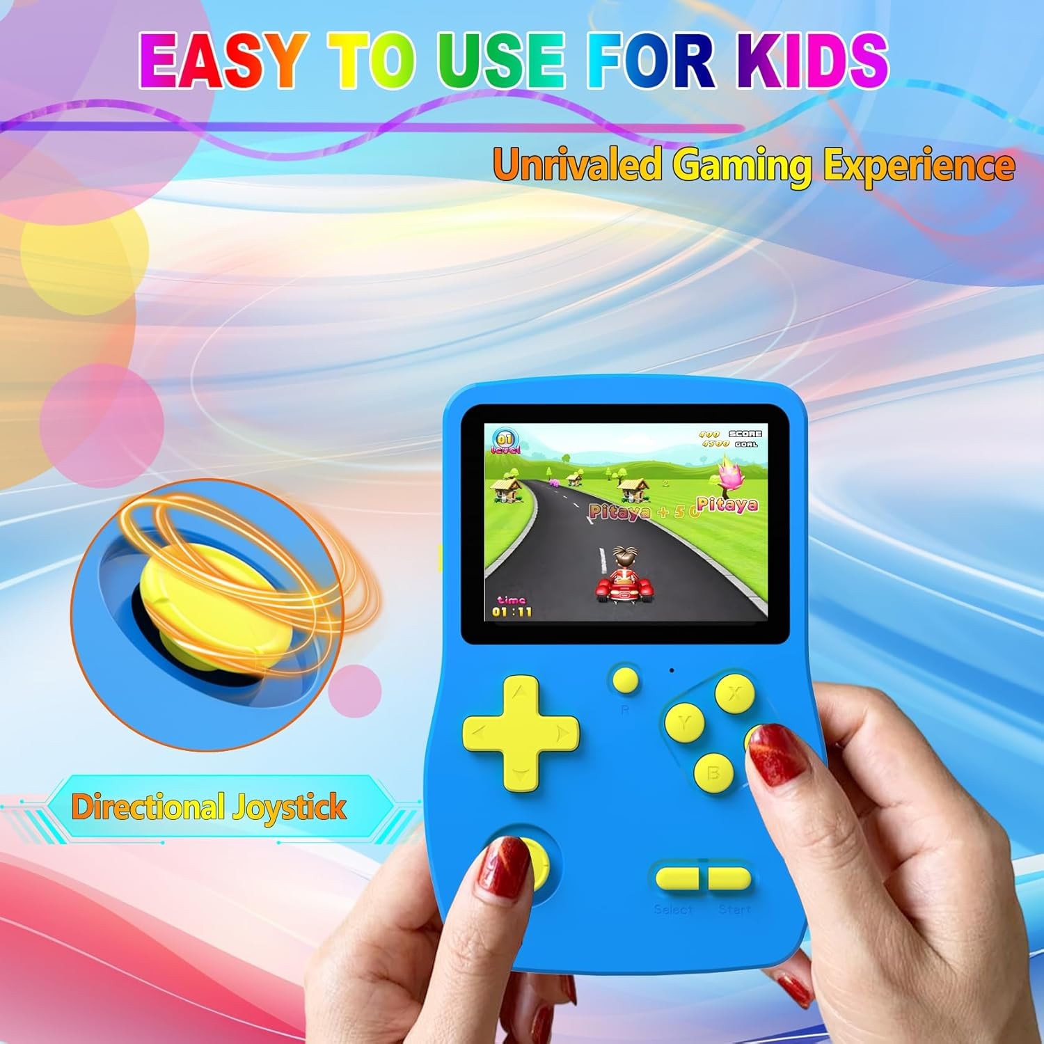 32Bit Retro Game Console 139 Games 3.0″ Display Blue
