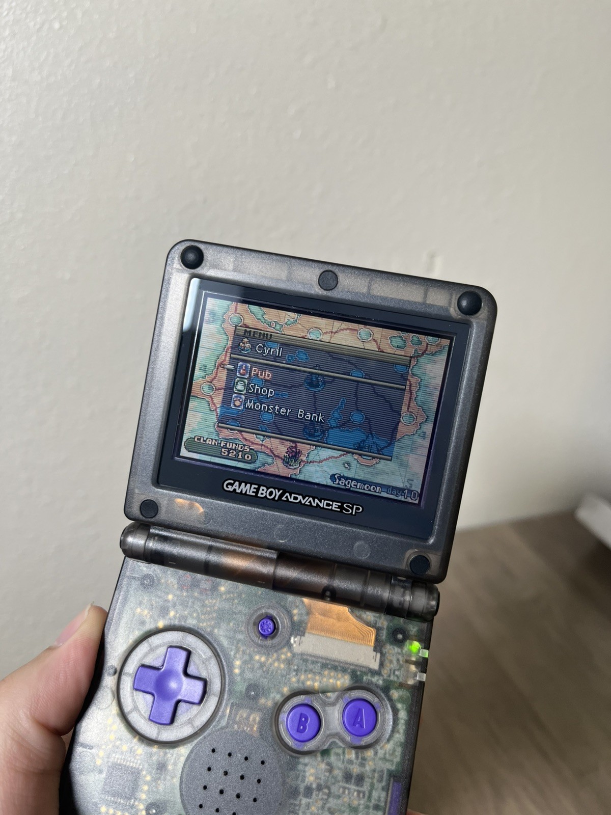 Gameboy Advanced SP, Customized Shell w/ final fantasy tactics