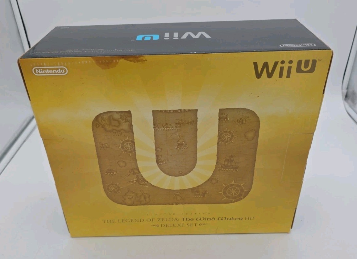 The Legend of Zelda : The Wind Waker (Nintendo Wii U, 2013) Console Tested