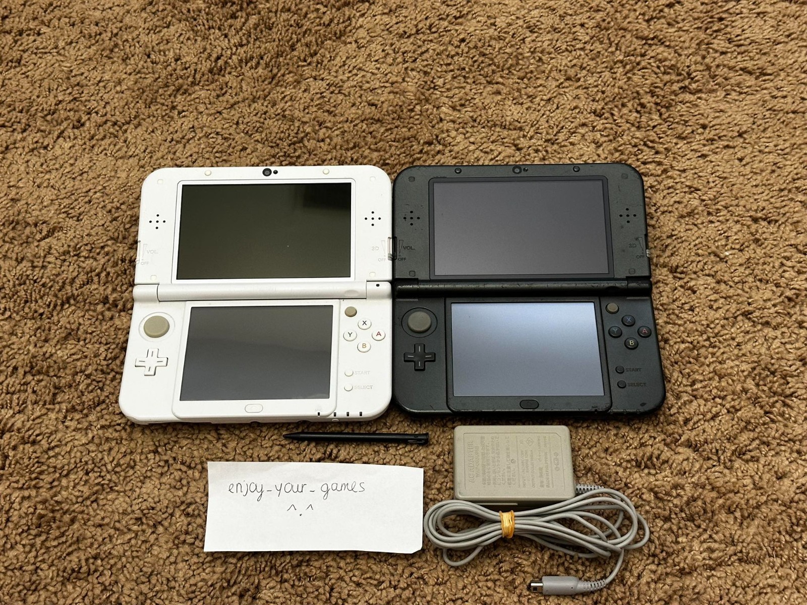 Nintendo New 3DS XL LL | English | Charger | Stylus | USA Seller – Ship in 1-DAY