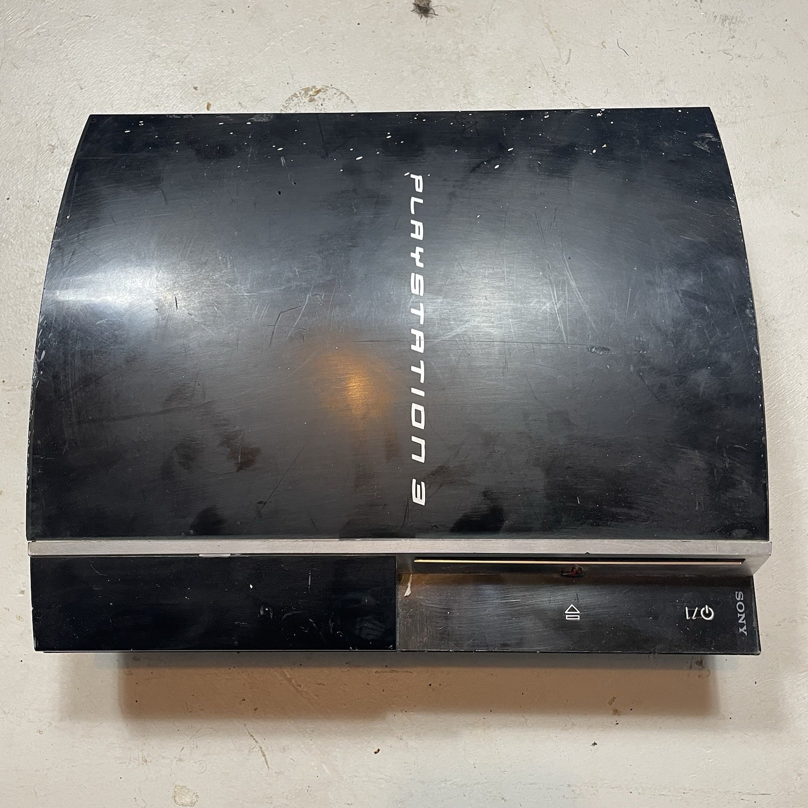 Sony PlayStation 3 PS3 Console Fat AS IS FOR PARTS OR REPAIR
