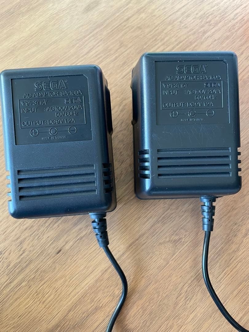 SEGA Mega Drive & Mega CD2 Console Set Black USED Japan Free Shipping Very Good