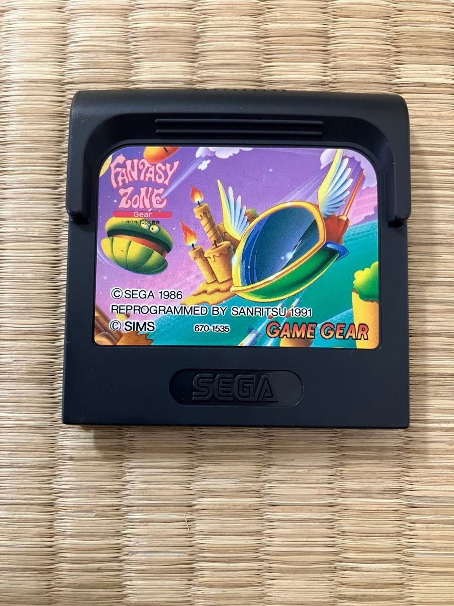 Game Gear Fantasy Zone Software Only Tested Working Japan
