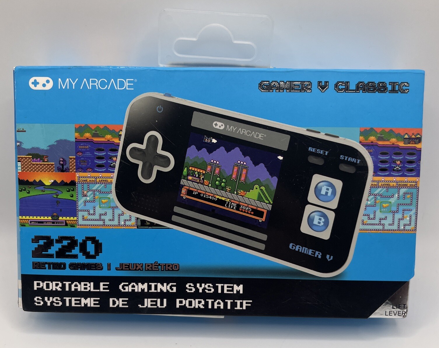 My Arcade GAMER V CLASSIC Pocket Portable Gaming System 220 Games. OPEN BOX