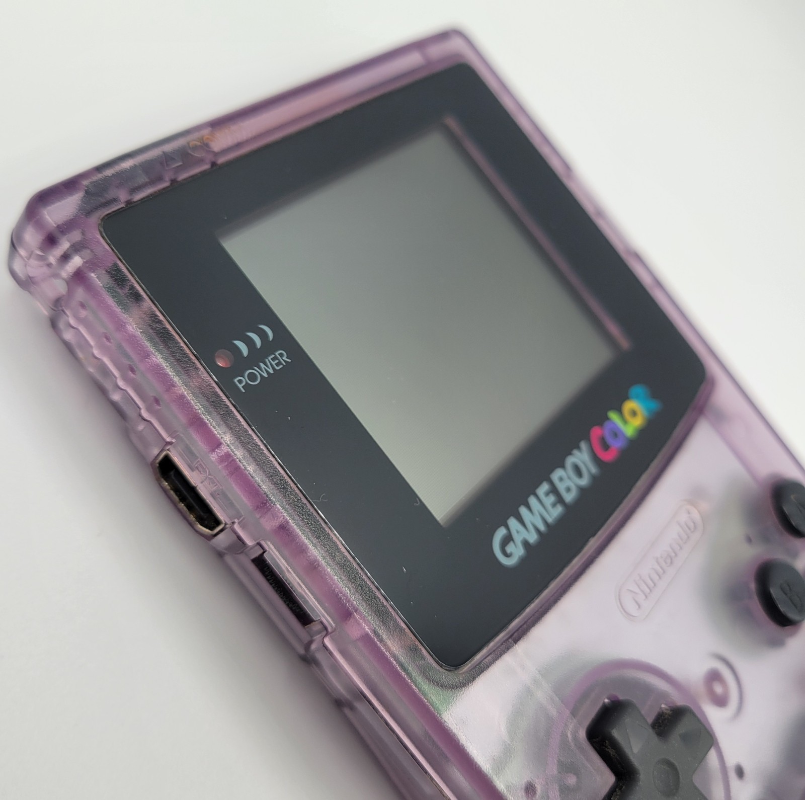 Game Boy Color Atomic Purple Bundle with Games and Power Supply CGB-001