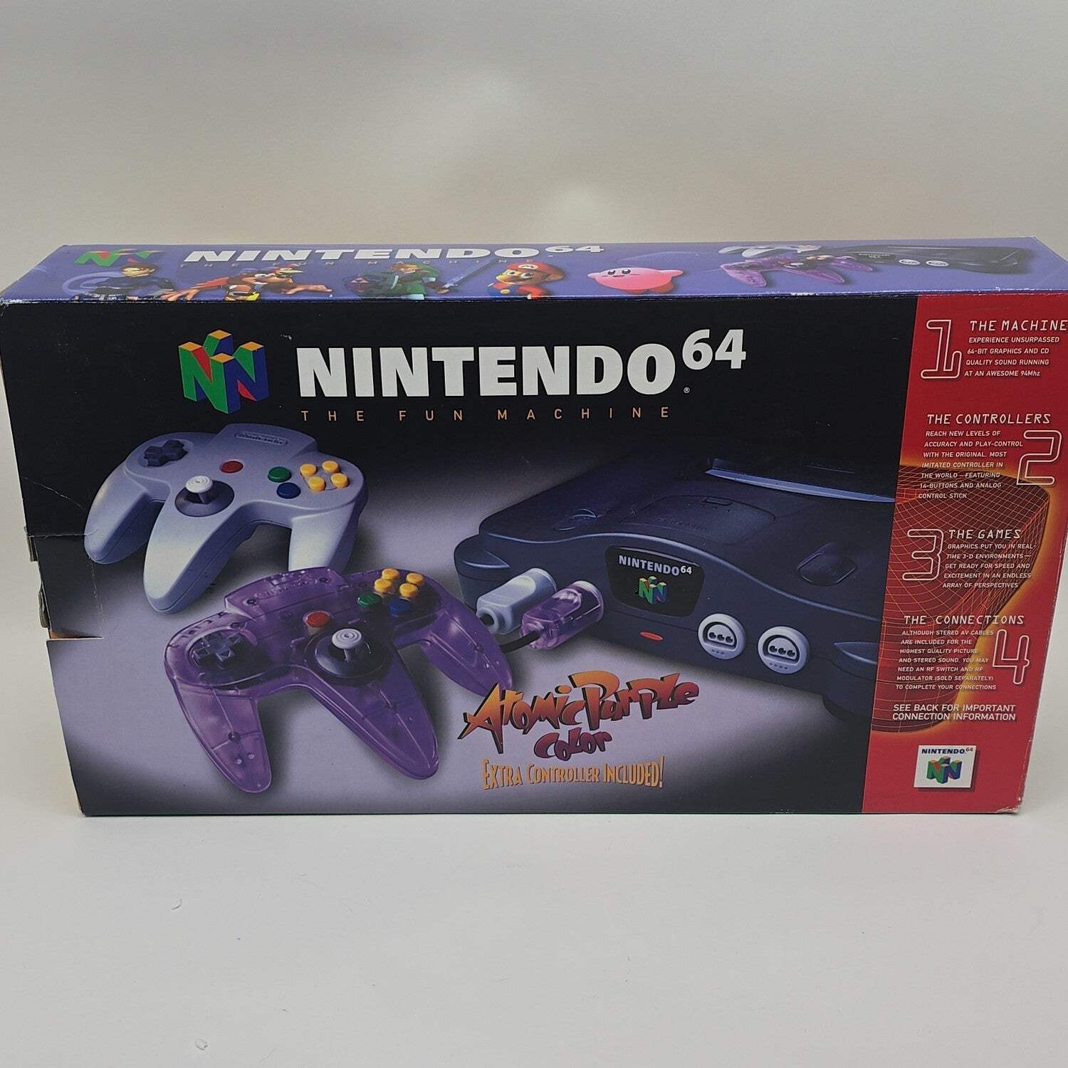 Nintendo N64 Console Gaming System NUS-001 Black with Box