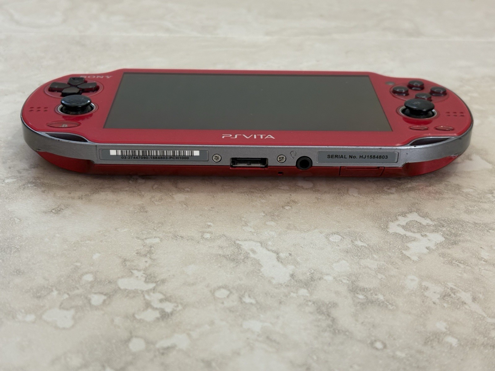 Sony PlayStation PS Vita OLED (PCH-1000) Cosmic Red With Charger USA Seller