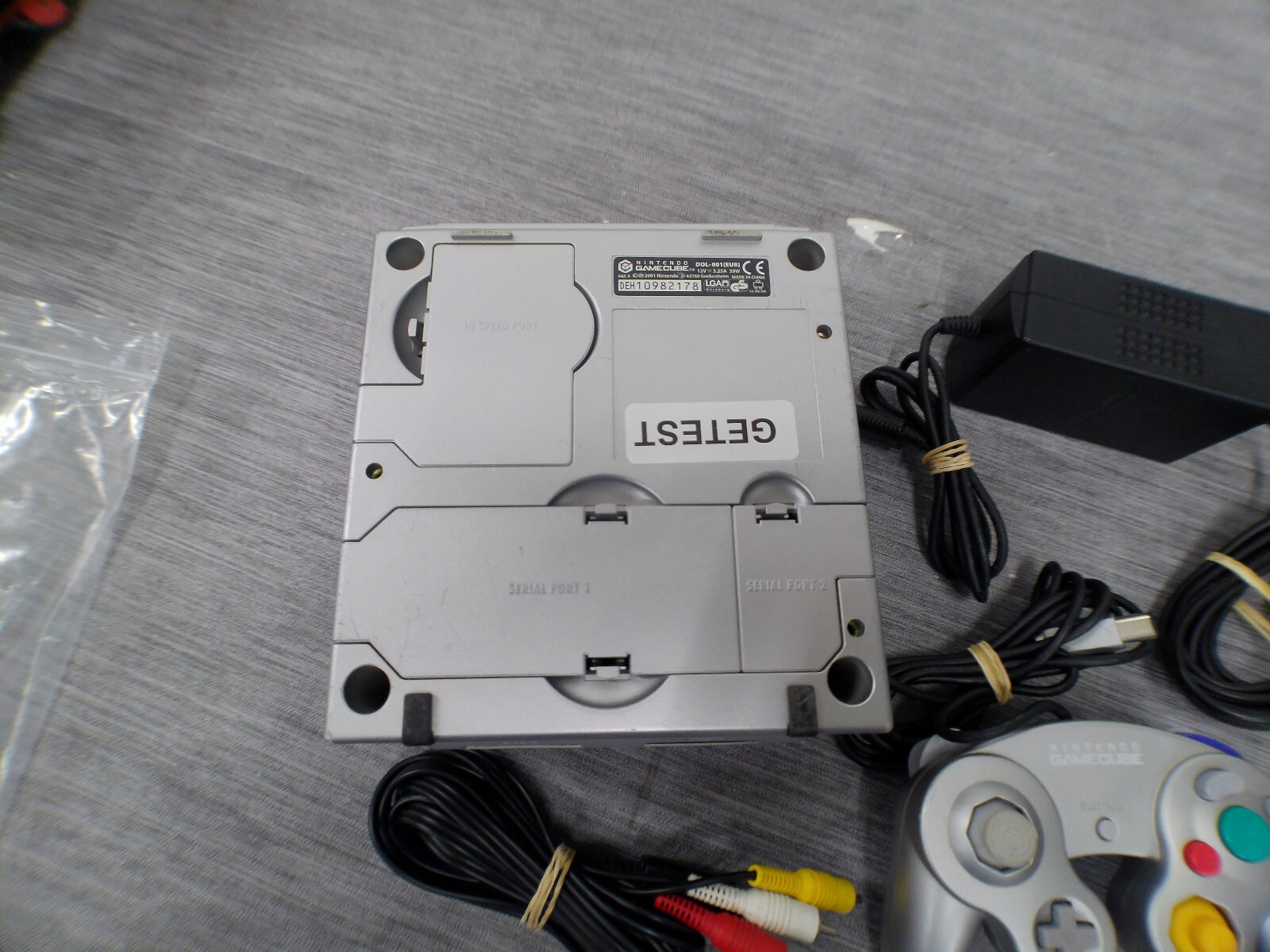 Nintendo Gamecube Console – Silver (dol-001 eur)